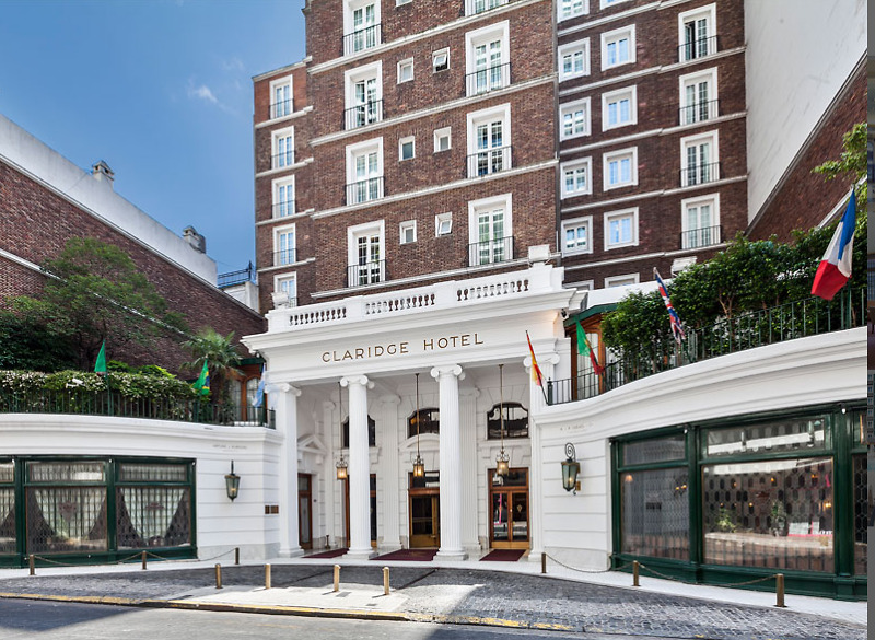 Claridge Hotel Buenos Aires Exterior photo The hotel's entrance